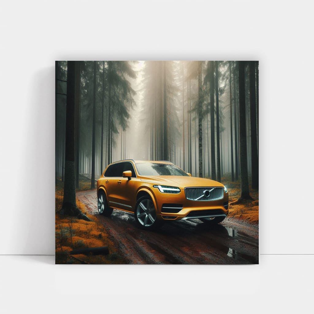 Volvo XC90 in Forest - Luxury and Adventure Combined
