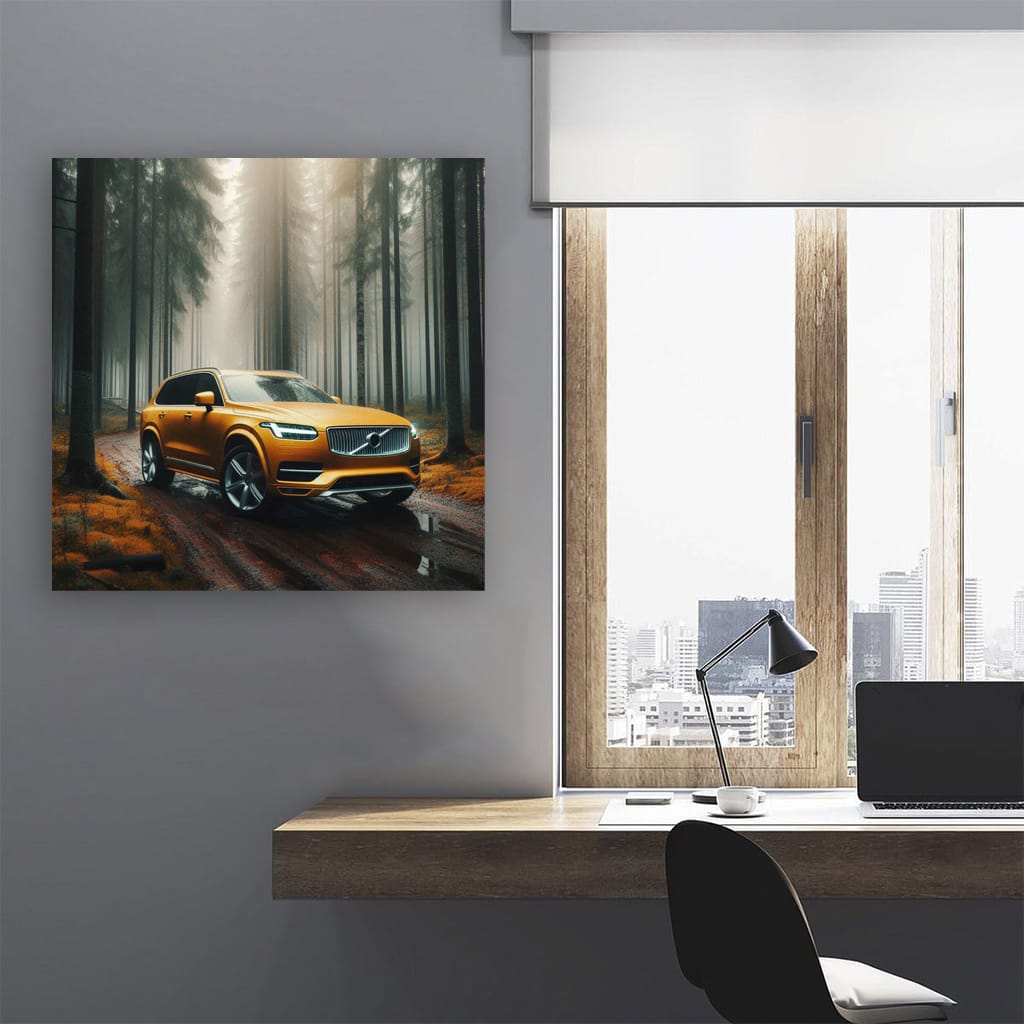 Volvo XC90 in Forest - Luxury and Adventure Combined
