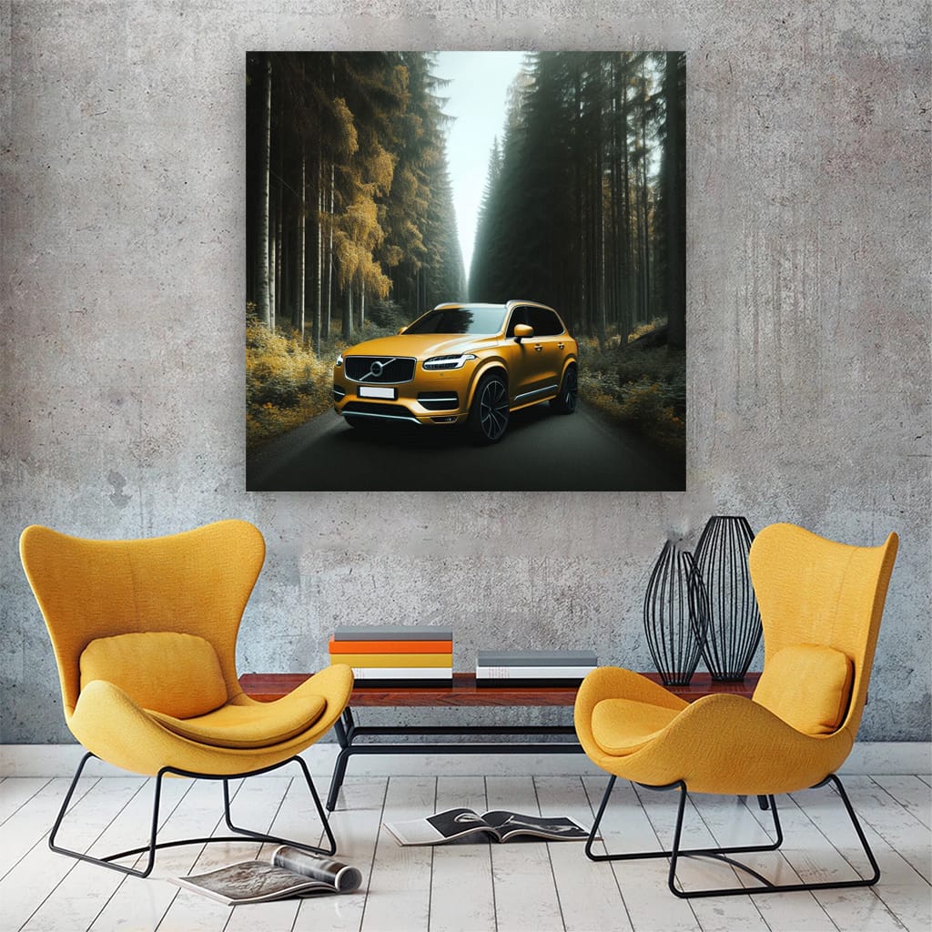 Volvo Xc90 Forest Wall Art