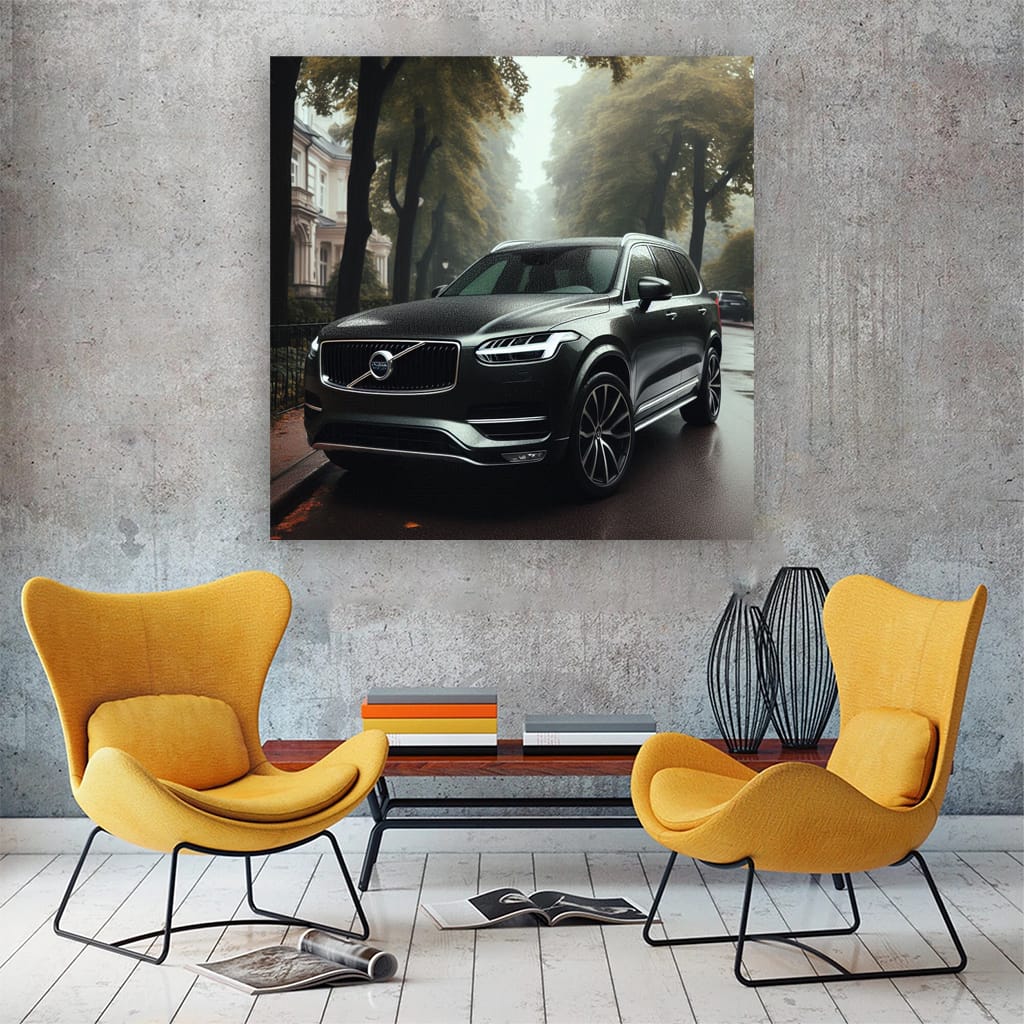 Volvo Xc90 Overcast Weath Wall Art