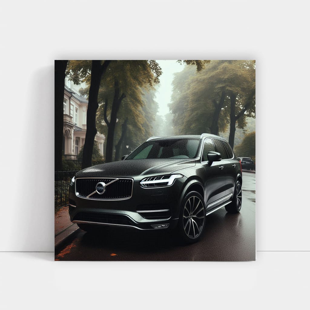 Volvo Xc90 Overcast Weath Wall Art