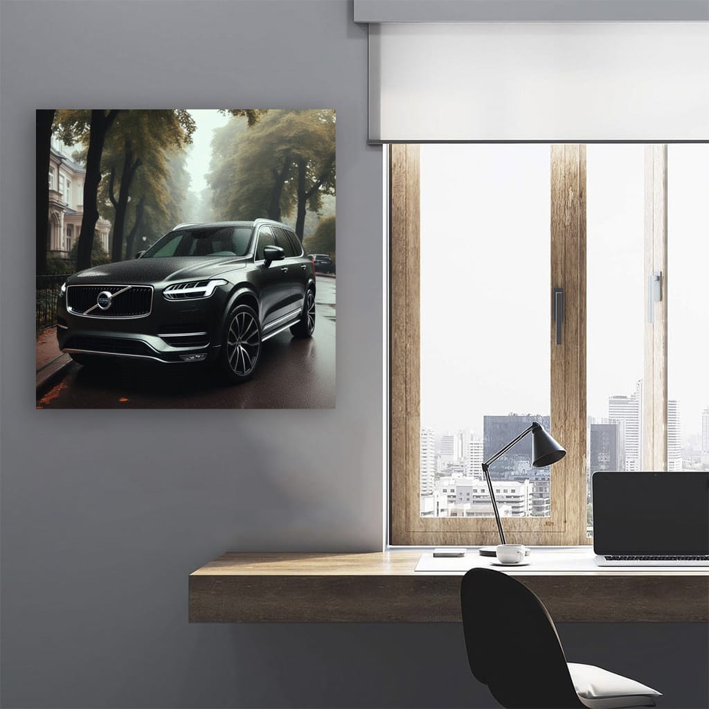 Volvo Xc90 Overcast Weath Wall Art