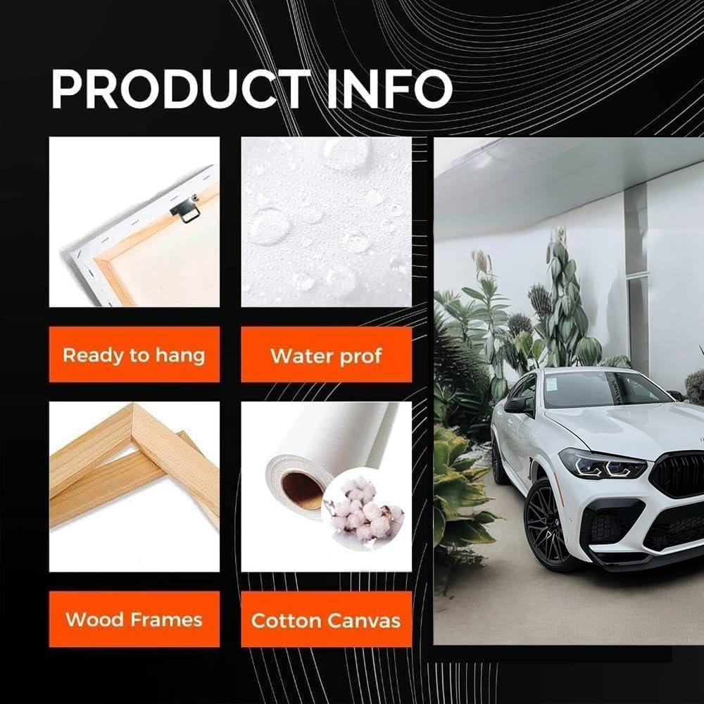 White BMW X6 M Competition 4.4L - Power Meets Elegance - EnjoyStore