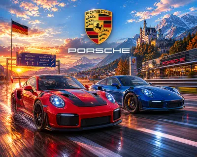 Porsche Wall Art