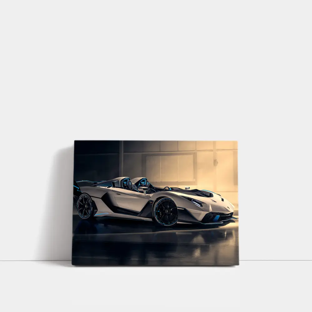 Lamborghini SC20 Roadster Gray Studio – Wall Art