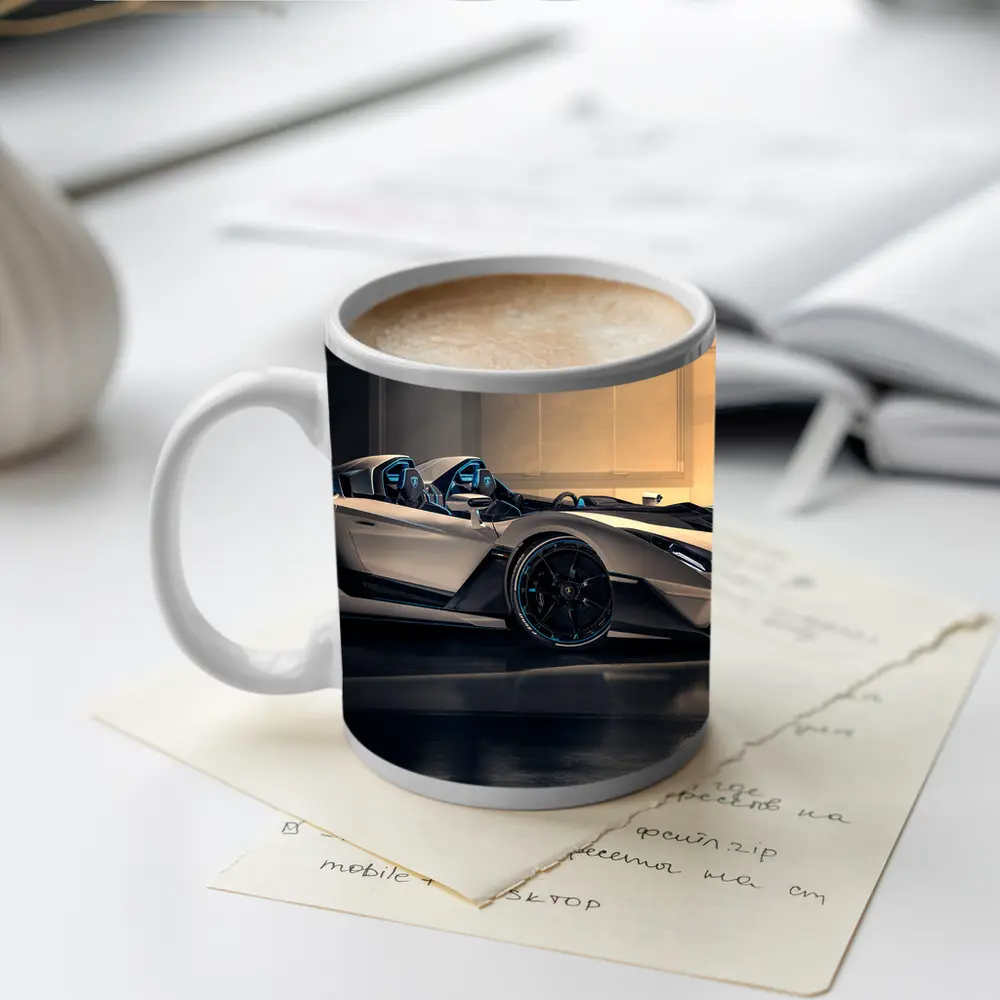 Lamborghini SC20 Roadster Gray Studio – Mugs