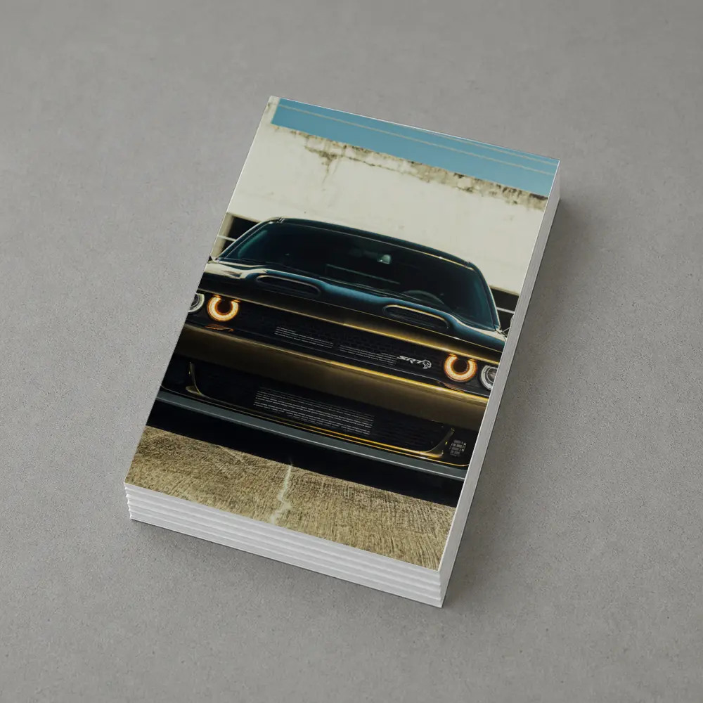 Dodge Challenger SRT Hellcat Urban Parking Lot – Postcards