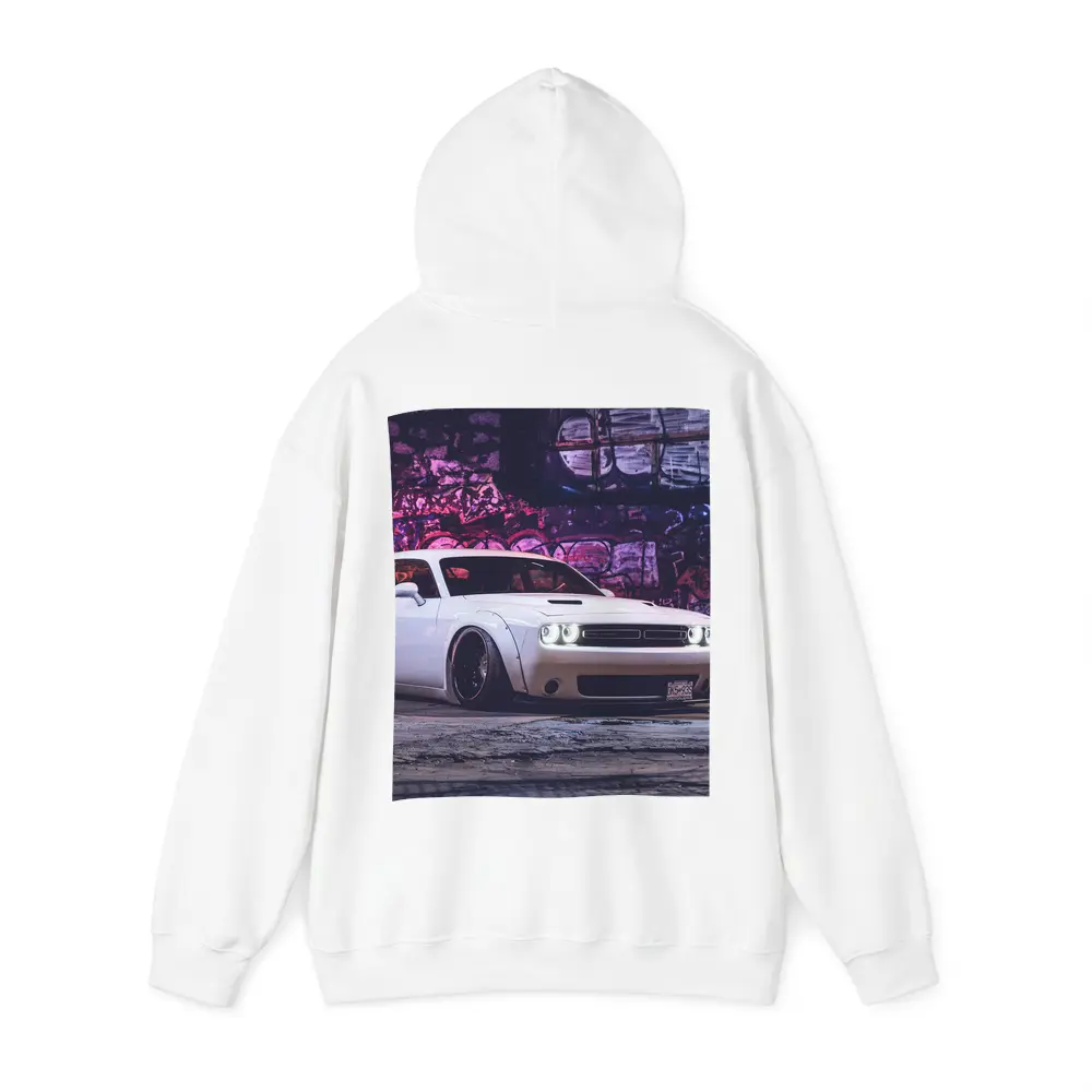 Dodge Challenger Wide Body Graffiti Wall Night – Hoodies