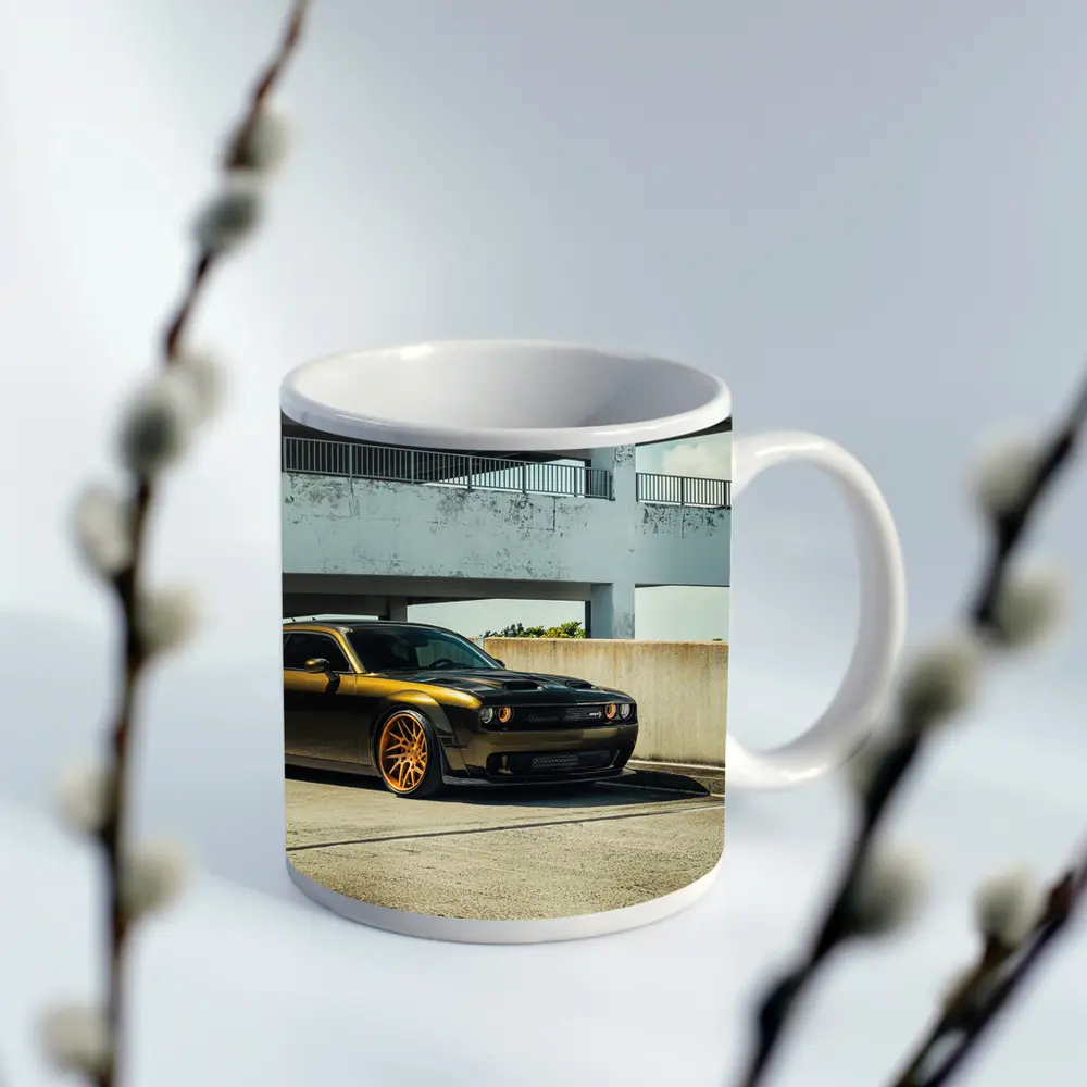 Dodge Challenger Hellcat Gold Wheels Urban – Mugs