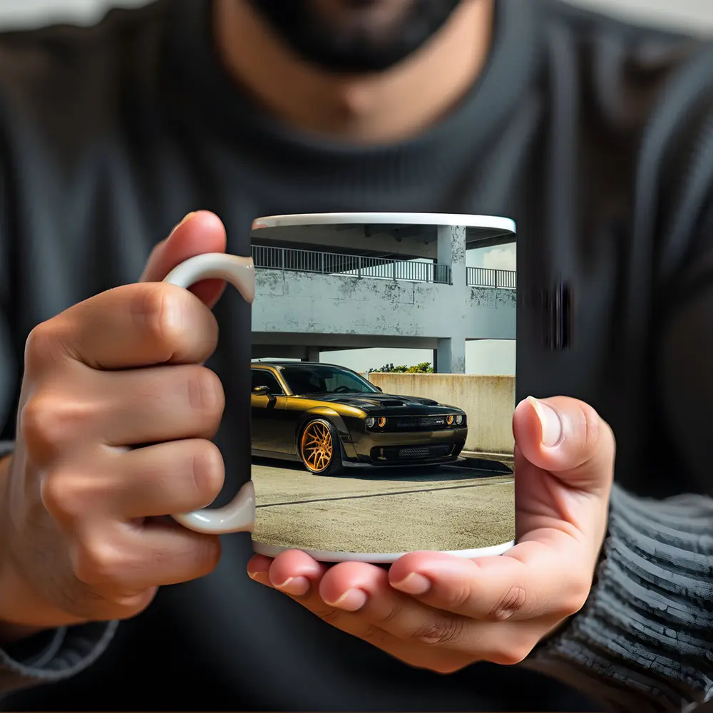 Dodge Challenger Hellcat Gold Wheels Urban – Mugs
