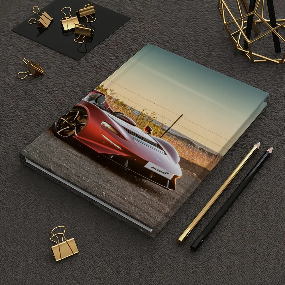McLaren Elva Red Supercar Golden Hour – Notebooks