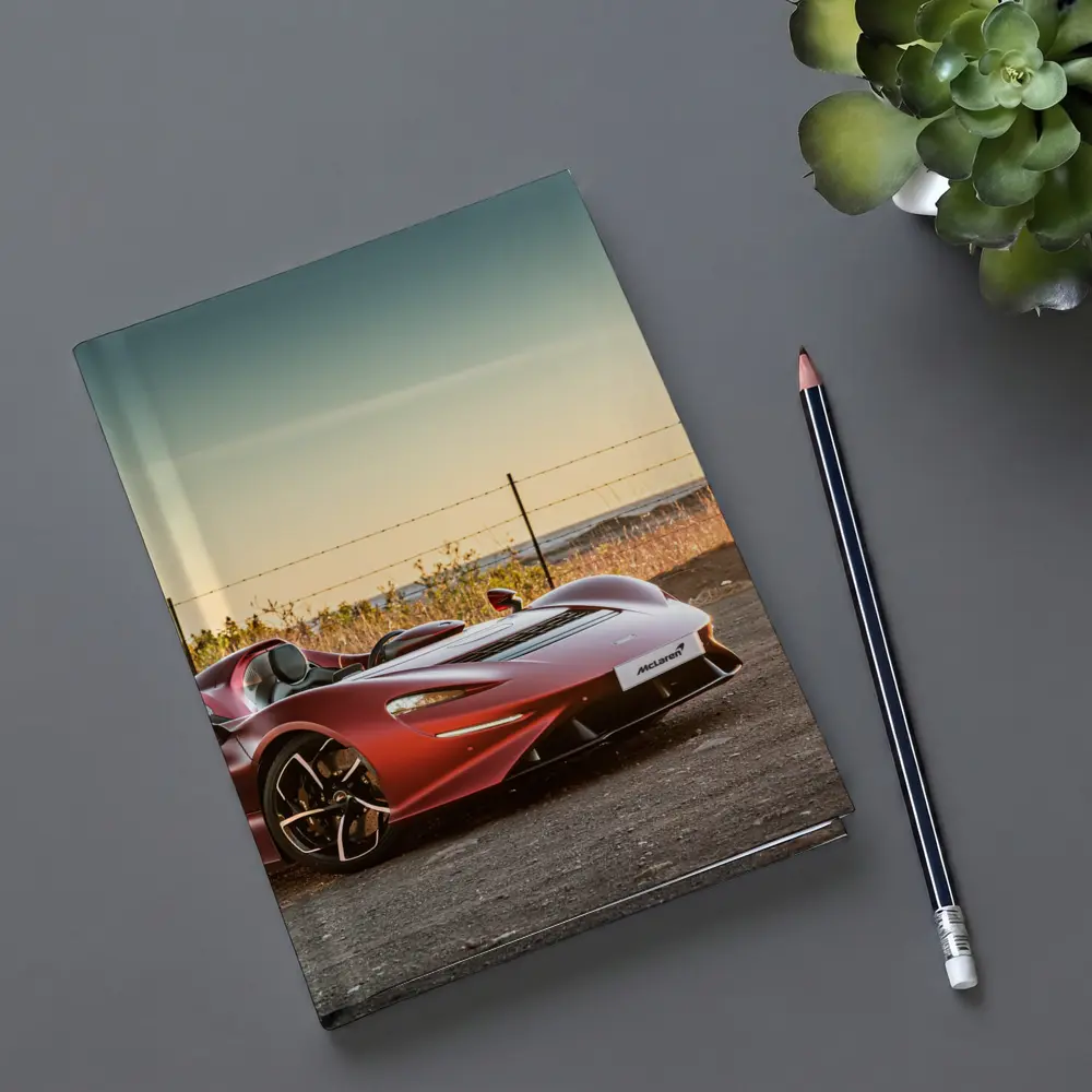 McLaren Elva Red Supercar Golden Hour – Notebooks
