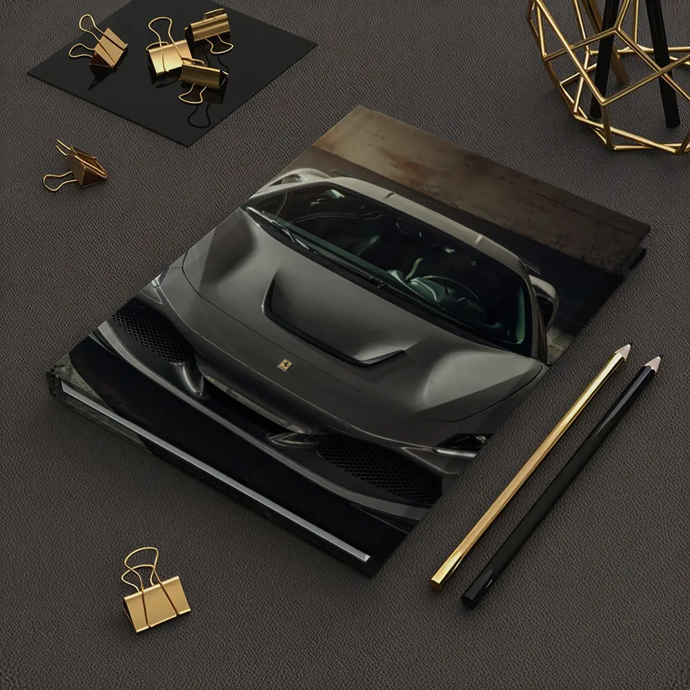 Ferrari F8 Matte Gray Parking Garage Front – Notebooks