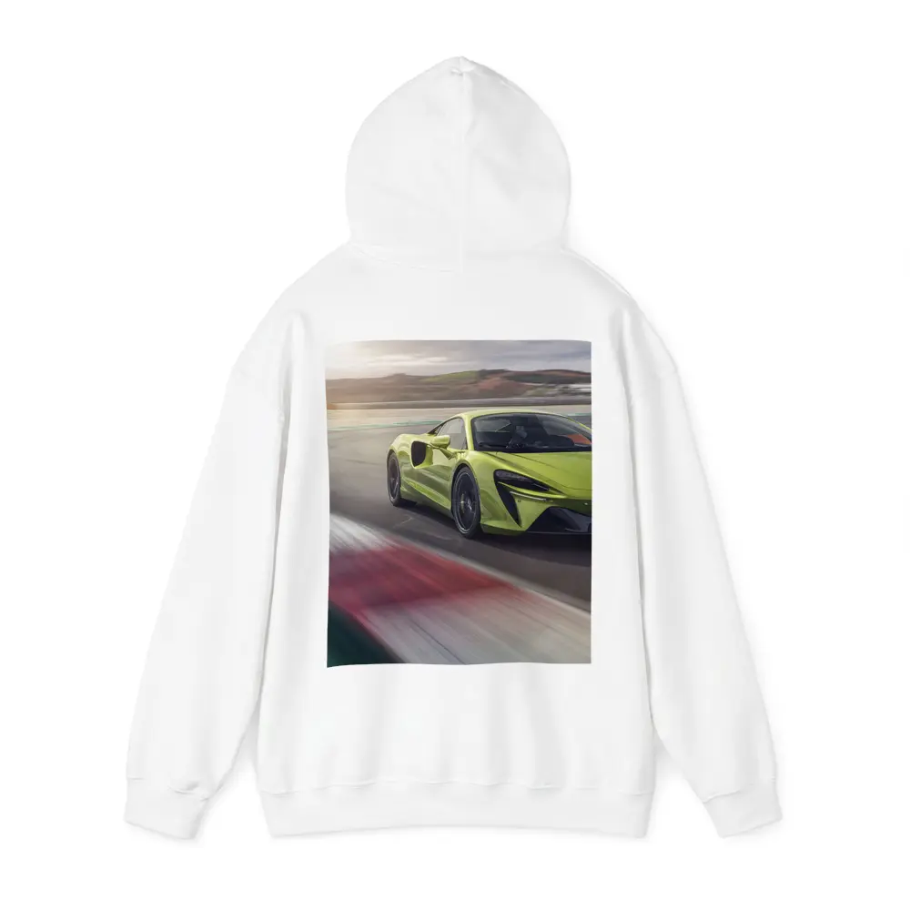 McLaren Artura Green Supercar On Track – Hoodies