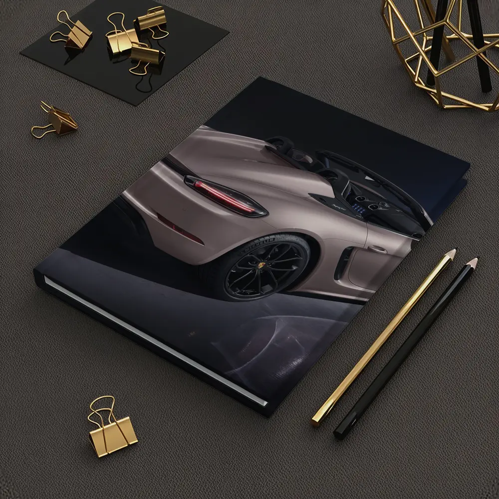 Porsche Boxster Rose Gold Studio Shot – Notebooks