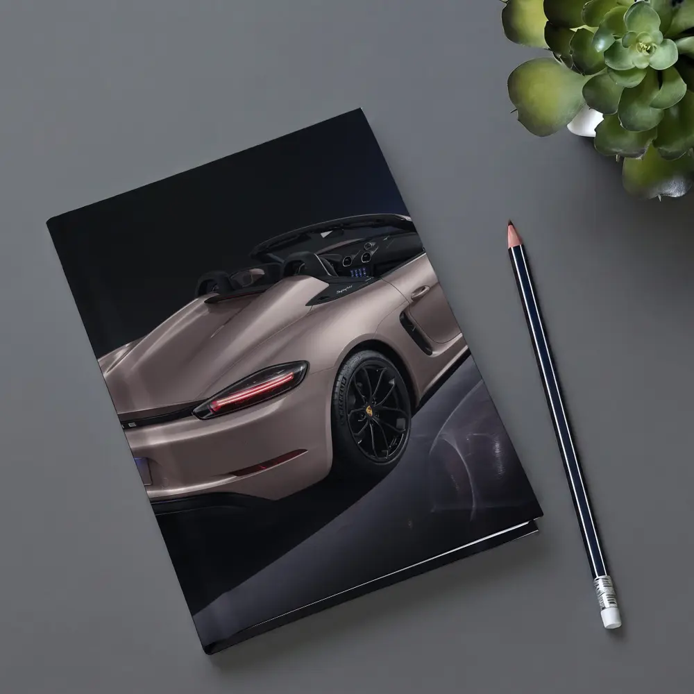 Porsche Boxster Rose Gold Studio Shot – Notebooks