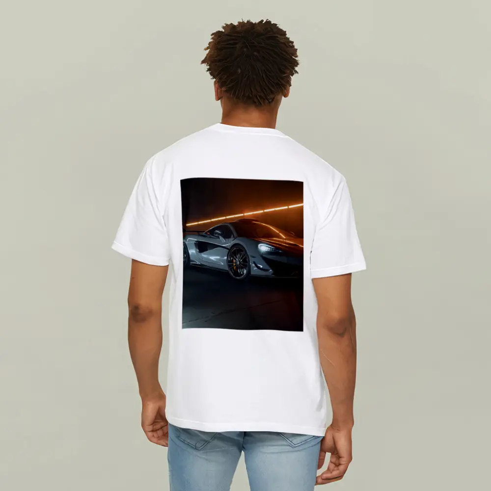 McLaren 570S Silver Supercar Dark Studio – T-Shirts
