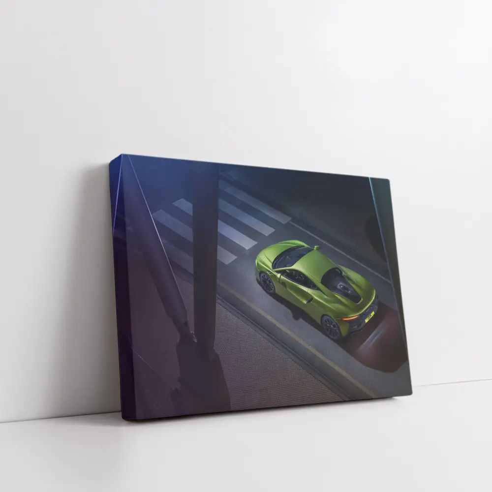 McLaren Artura Green Supercar City Street – Wall Art