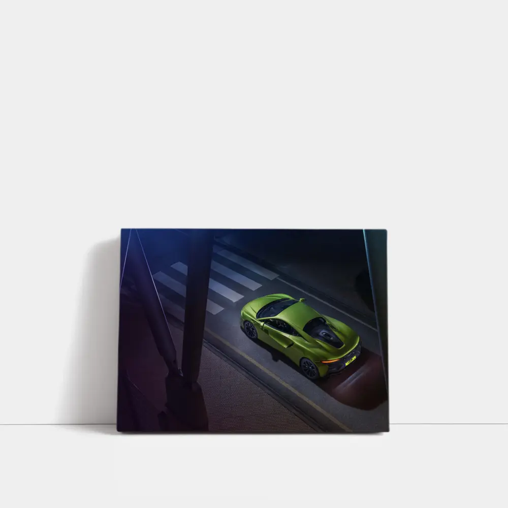 McLaren Artura Green Supercar City Street – Wall Art