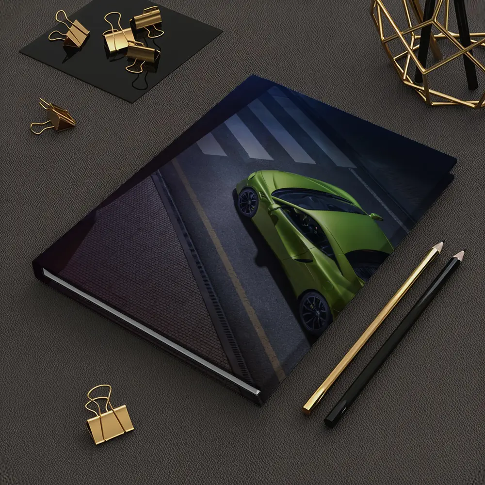 McLaren Artura Green Supercar City Street – Notebooks