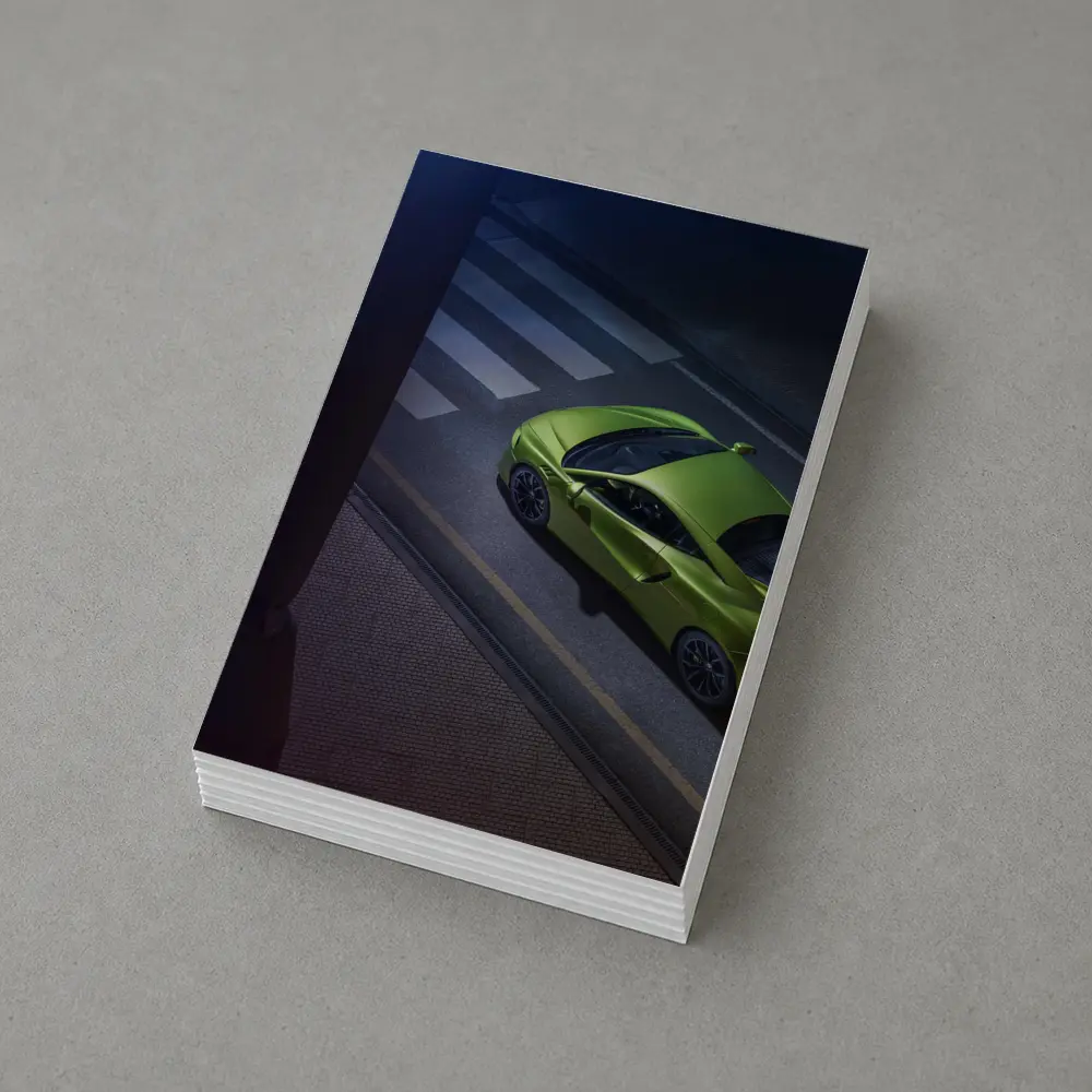 McLaren Artura Green Supercar City Street – Postcards