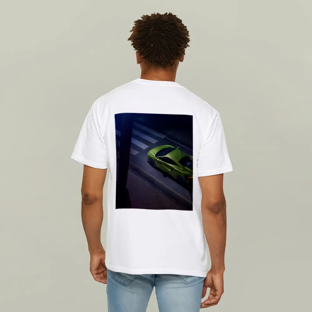 McLaren Artura Green Supercar City Street – T-Shirts