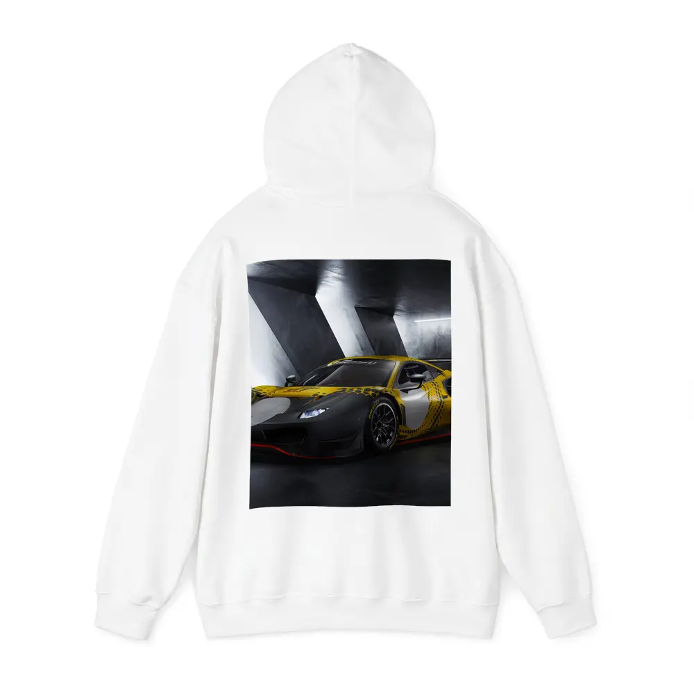 Ferrari 488 GT3 Yellow Racing Livery Dark – Hoodies