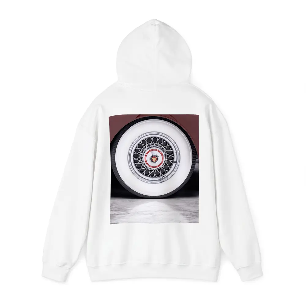Classic Cadillac Whitewall Wire Wheel Marble – Hoodies