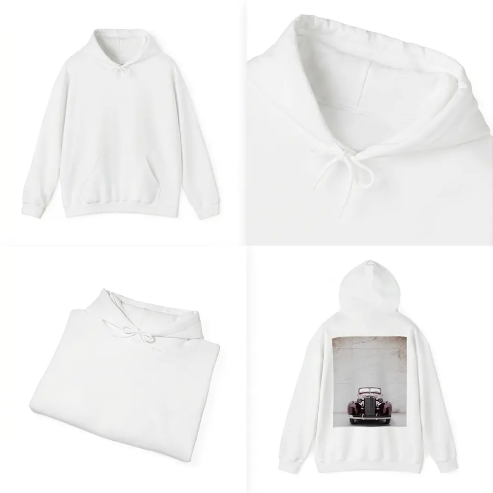 Classic Cadillac Vintage Car Marble Wall – Hoodies