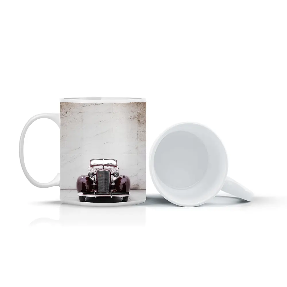 Classic Cadillac Vintage Car Marble Wall – Mugs