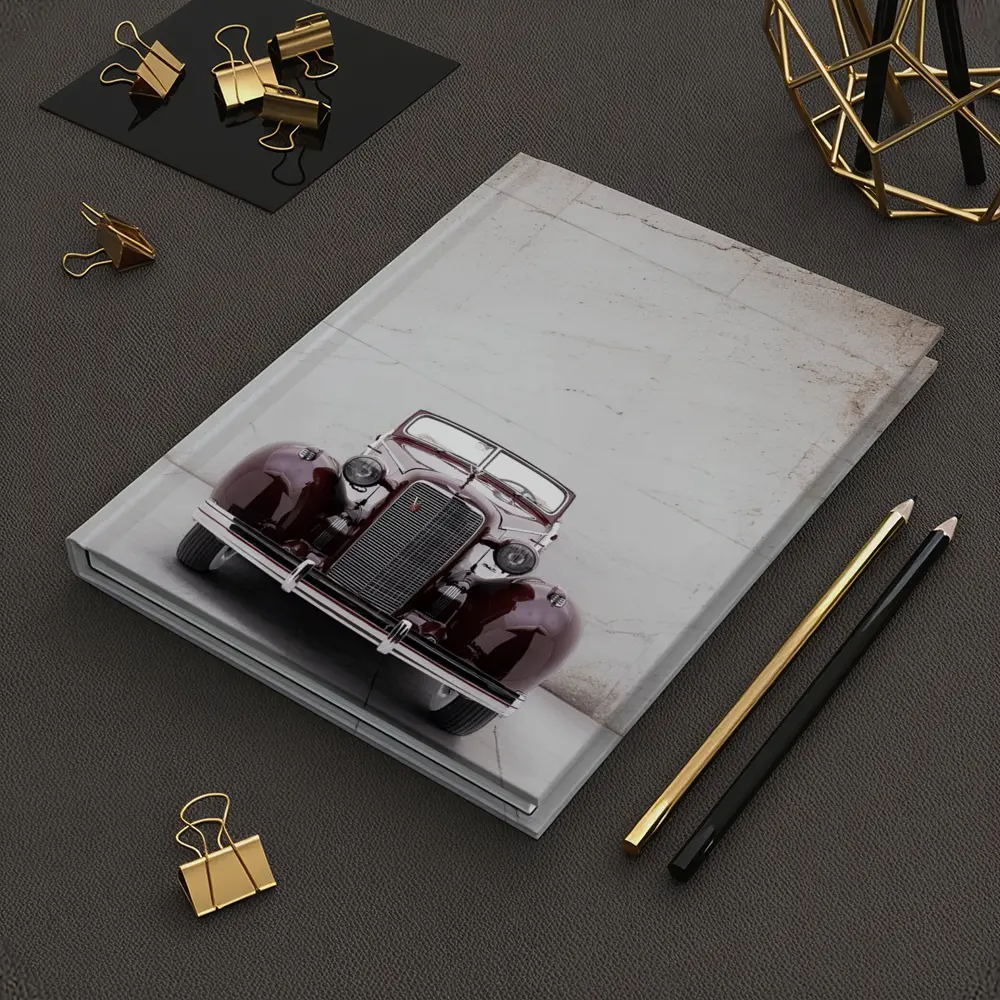Classic Cadillac Vintage Car Marble Wall – Notebooks