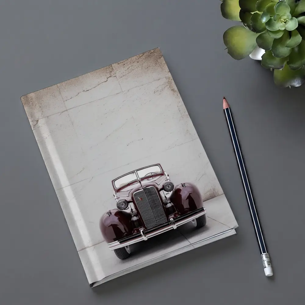 Classic Cadillac Vintage Car Marble Wall – Notebooks