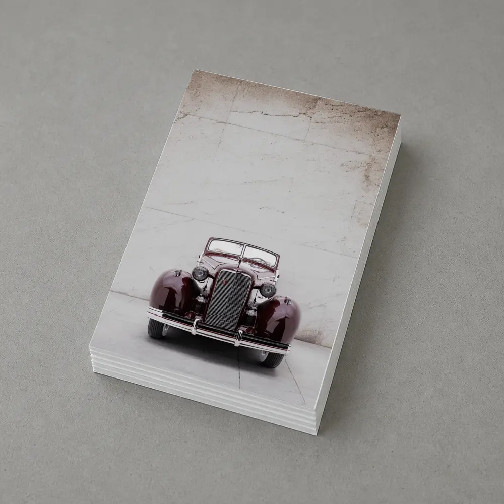 Classic Cadillac Vintage Car Marble Wall – Postcards