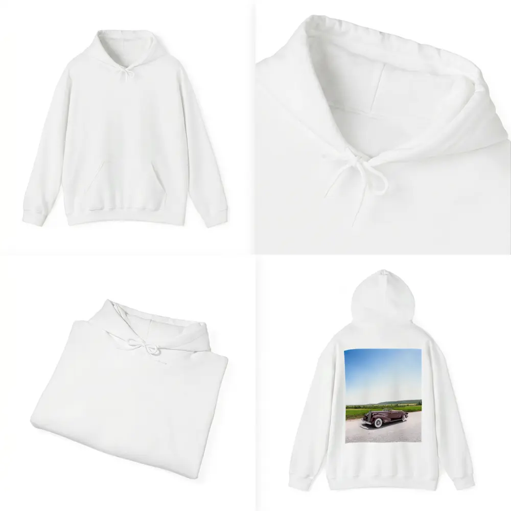 Classic Cadillac Convertible Open Road Summer Drive – Hoodies