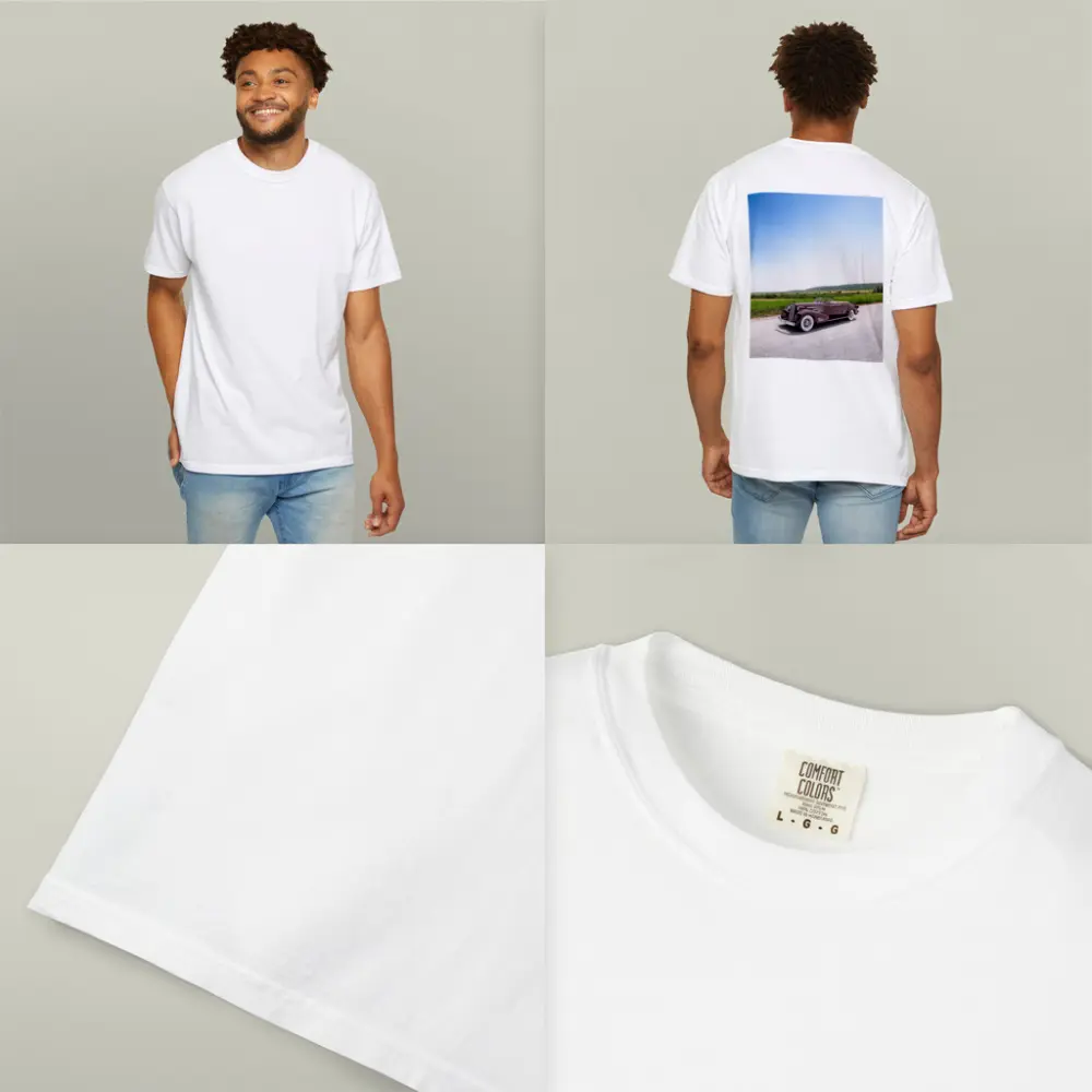 Classic Cadillac Convertible Open Road Summer Drive – T-Shirts