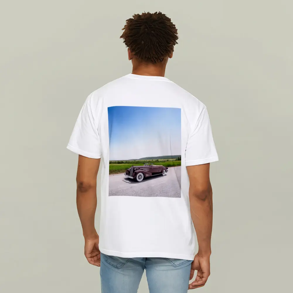 Classic Cadillac Convertible Open Road Summer Drive – T-Shirts