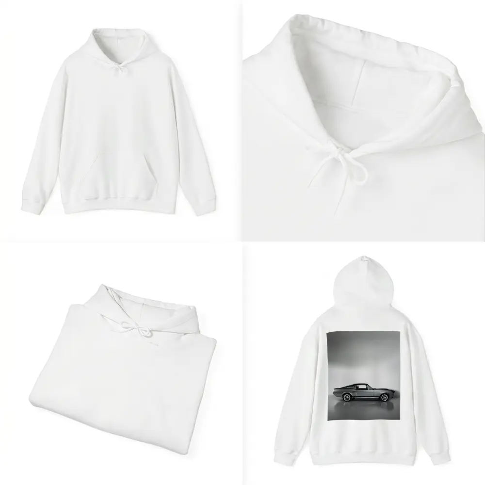 1967 Ford Mustang Shelby GT500 Gray Studio – Hoodies