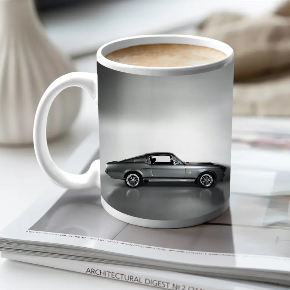 1967 Ford Mustang Shelby GT500 Gray Studio – Mugs