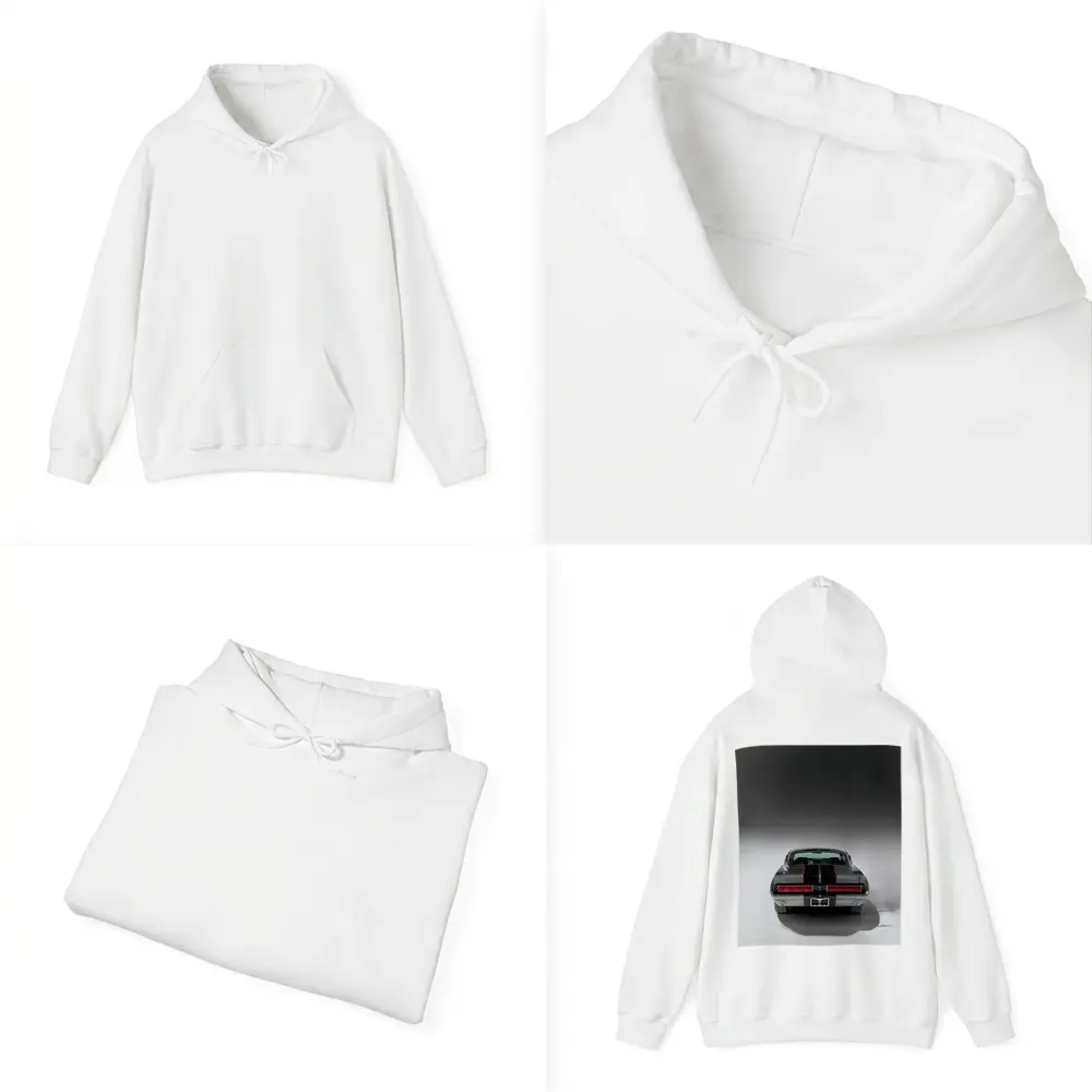 Ford Mustang Shelby GT500 Rear Studio View – Hoodies