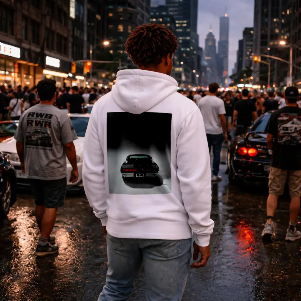 Ford Mustang Shelby GT500 Rear Studio View – Hoodies