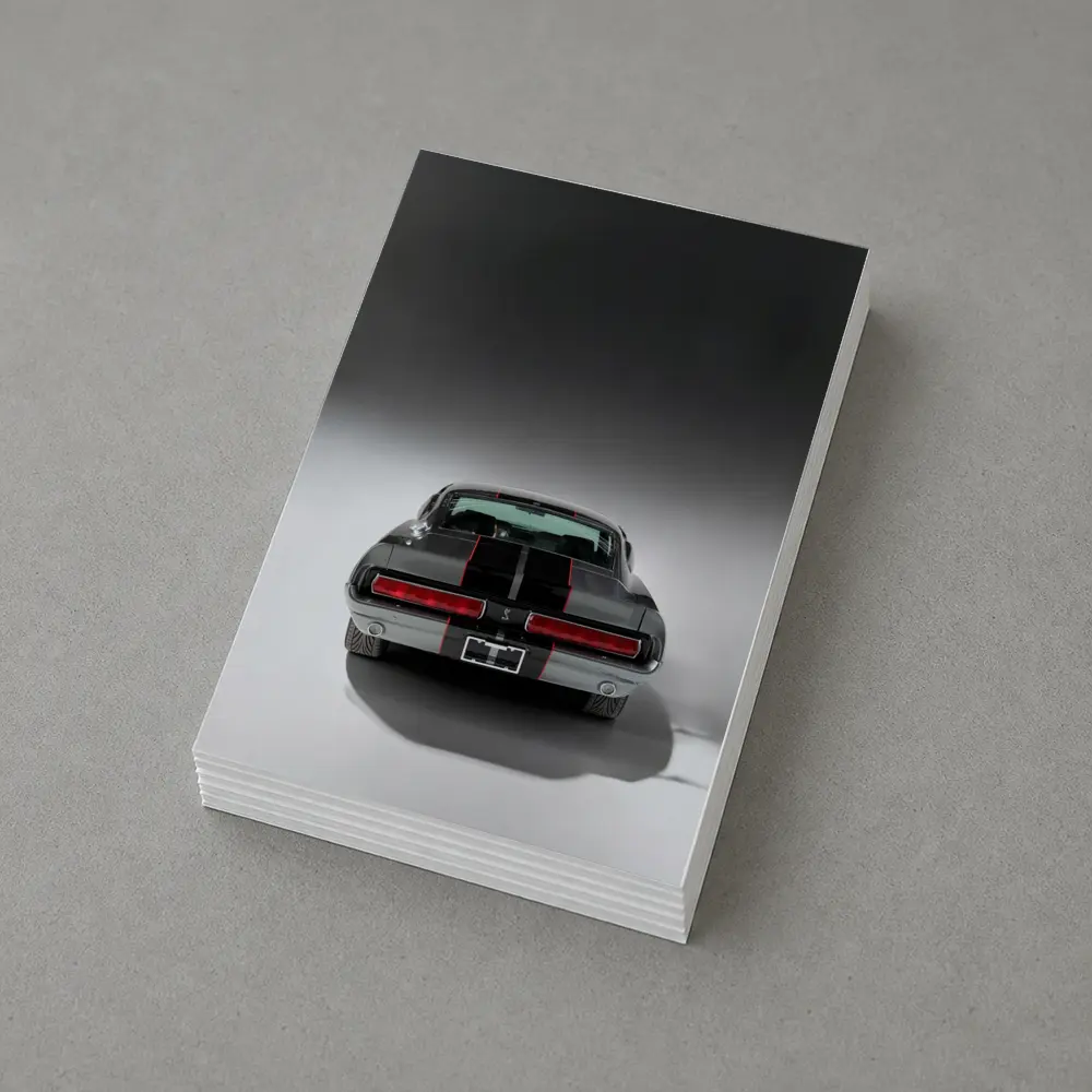 Ford Mustang Shelby GT500 Rear Studio View – Postcards