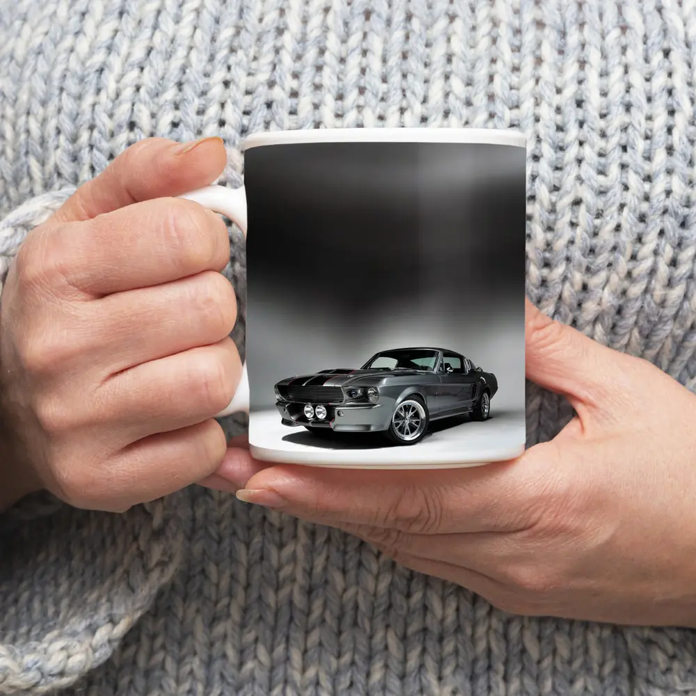 Ford Mustang Shelby GT500 Eleanor Gray Studio – Mugs