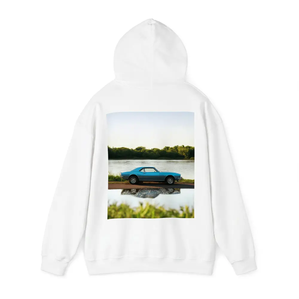 1968 Chevrolet Camaro Blue Lakeside Reflection – Hoodies