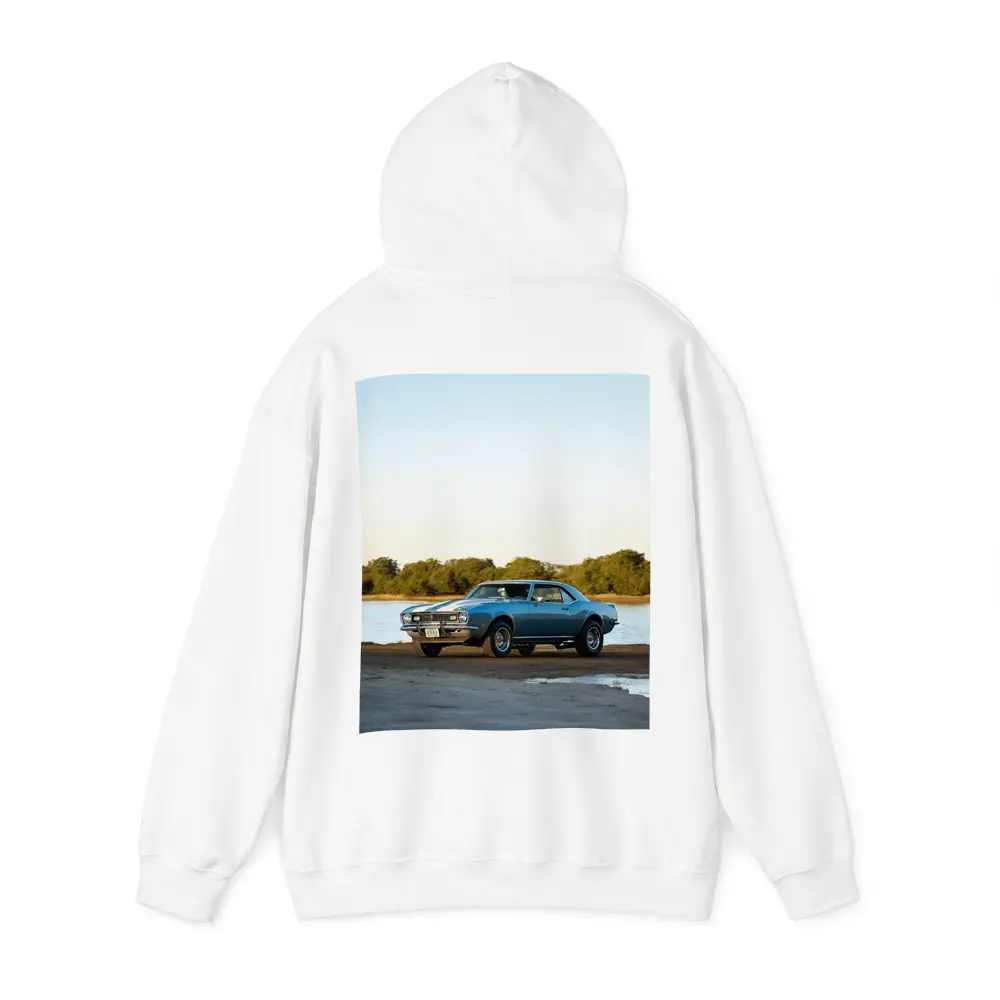 Classic Chevrolet Camaro Blue Coastal Shore – Hoodies