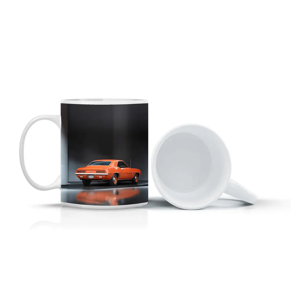 1969 Chevrolet Camaro Orange Studio Shot – Mugs
