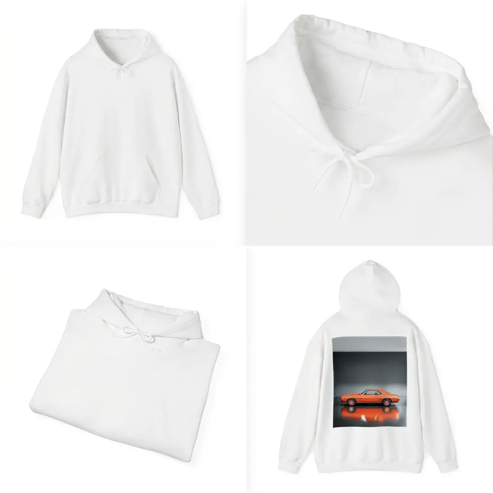 1969 Chevrolet Camaro Orange Studio Shot – Hoodies