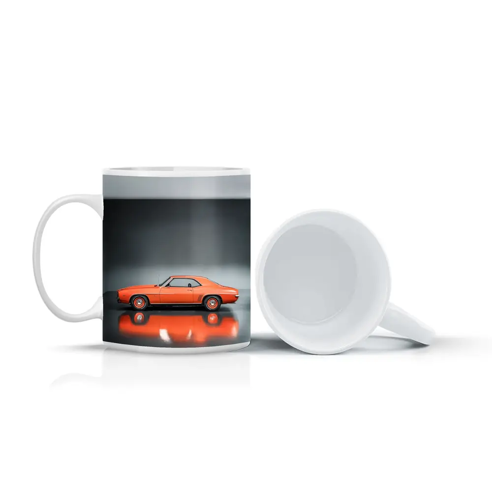 1969 Chevrolet Camaro Orange Studio Shot – Mugs