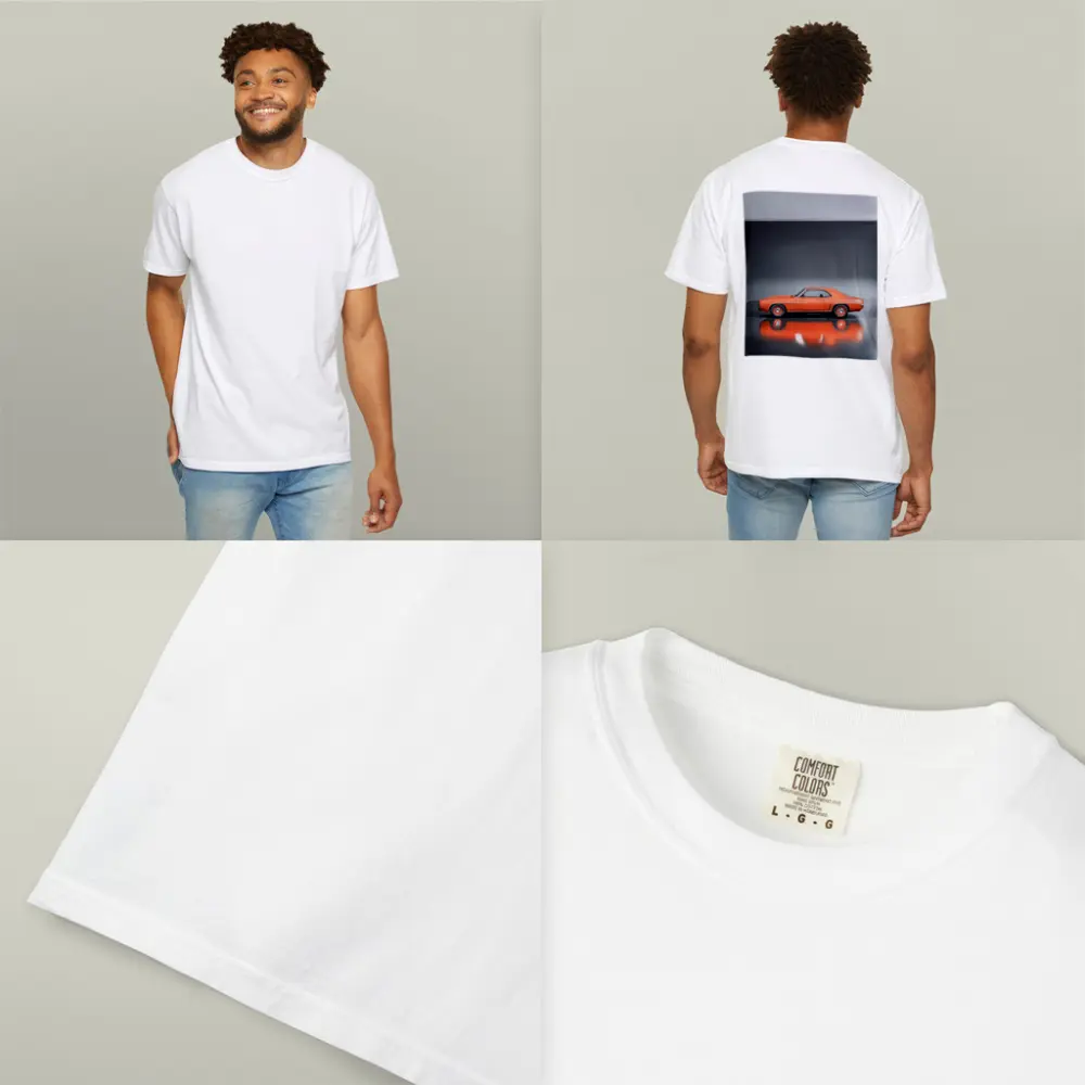 1969 Chevrolet Camaro Orange Studio Shot – T-Shirts