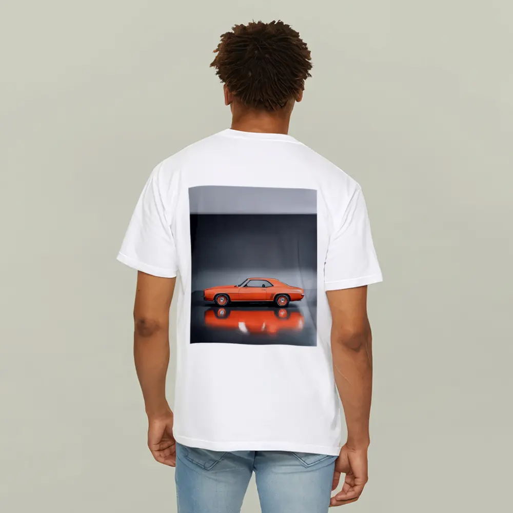 1969 Chevrolet Camaro Orange Studio Shot – T-Shirts