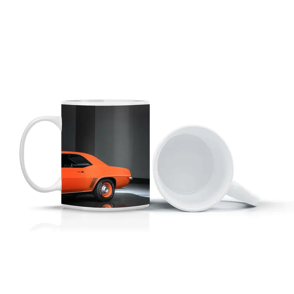 1969 Chevrolet Camaro Orange Studio Shot – Mugs
